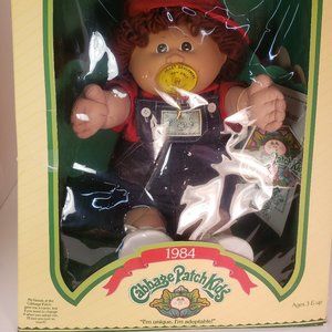 1984 Cabbage Patch Kids Brown Hair/Eyes Joshua Art